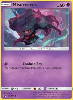 Pokémon-Karte Misdreavus 039/111