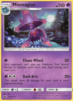 Pokémon-Karte Mismagius 040/111