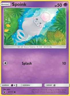 Pokémon-Karte Spoink 041/111