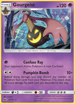 Pokémon-Karte Gourgeist 045/111