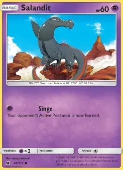 Pokémon-Karte Salandit 046/111