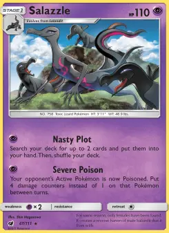 Pokémon-Karte Salazzle 047/111
