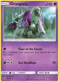 Pokémon-Karte Oranguru 048/111