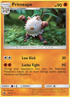 Pokémon-Karte Primeape 051/111