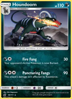 Pokémon-Karte Houndoom 059/111