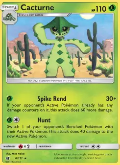 Pokémon-Karte Cacturne 006/111