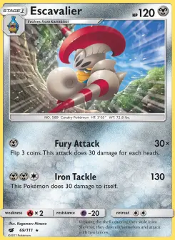 Pokémon-Karte Escavalier 069/111