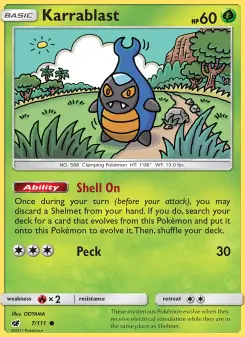 Pokémon-Karte Karrablast 007/111