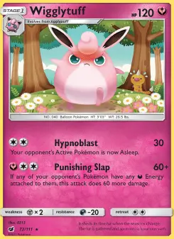Pokémon-Karte Wigglytuff 072/111