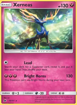 Pokémon-Karte Xerneas 073/111