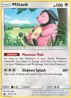 Pokémon-Karte Miltank 078/111