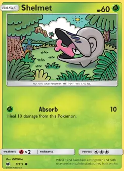 Pokémon-Karte Shelmet 008/111