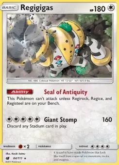 Pokémon-Karte Regigigas 084/111