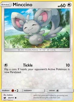 Pokémon-Karte Minccino 085/111