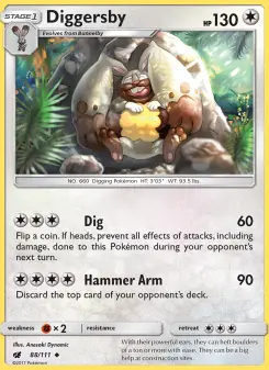 Pokémon-Karte Diggersby 088/111