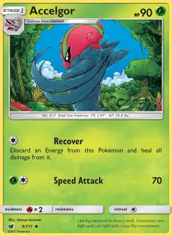 Pokémon-Karte Accelgor 009/111