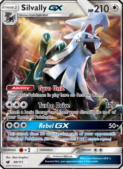 Pokémon-Karte Silvally GX 090/111