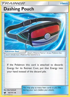 Pokémon-Karte Dashing Pouch 092/111