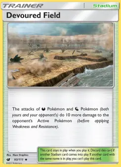 Pokémon-Karte Devoured Field 093/111