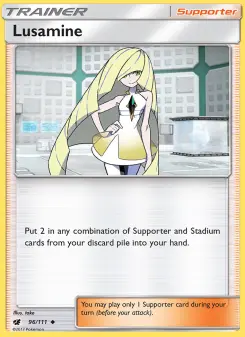 Pokémon-Karte Lusamine 096/111