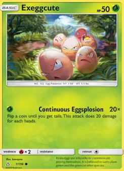 Pokémon-Karte Exeggcute 001/156