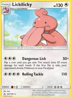Pokémon-Karte Lickilicky 103/156