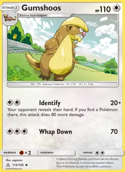 Pokémon-Karte Gumshoos 113/156