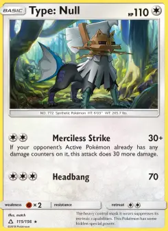 Pokémon-Karte Type: Null 115/156