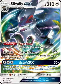 Pokémon-Karte Silvally GX 116/156