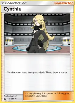 Pokémon-Karte Cynthia 119/156