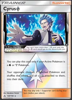 Pokémon-Karte Cyrus ◇ 120/156