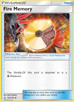 Pokémon-Karte Fire Memory 123/156