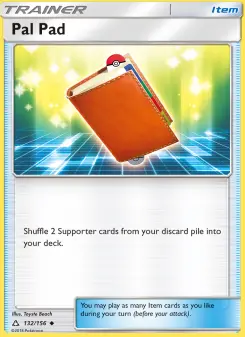 Pokémon-Karte Pal Pad 132/156