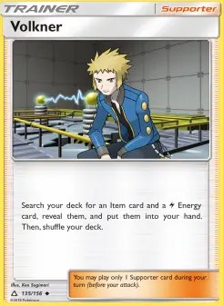 Pokémon-Karte Volkner 135/156