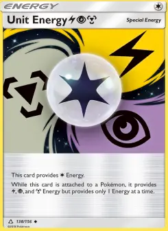 Pokémon-Karte Unit Energy LightningPsychicMetal 138/156