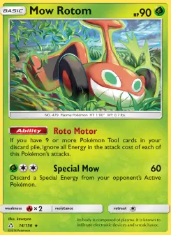 Pokémon-Karte Mow Rotom 014/156