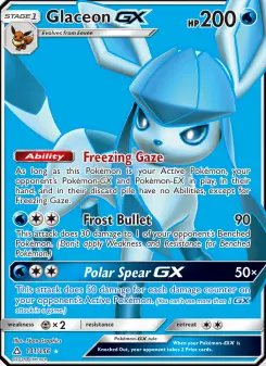 Pokémon-Karte Glaceon GX 141/156