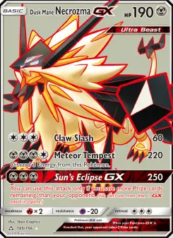 Pokémon-Karte Dusk Mane Necrozma GX 145/156