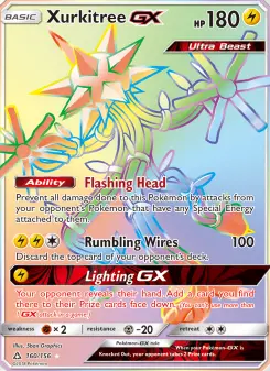 Pokémon-Karte Xurkitree GX 160/156