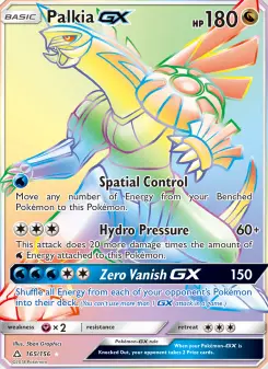 Pokémon-Karte Palkia GX 165/156
