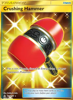 Pokémon-Karte Crushing Hammer 166/156