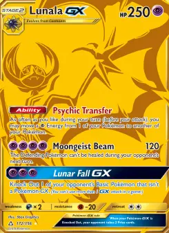 Pokémon-Karte Lunala GX 172/156