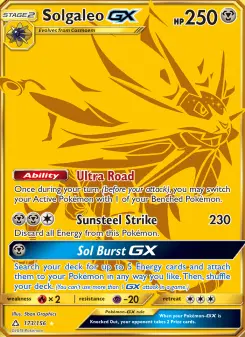 Pokémon-Karte Solgaleo GX 173/156