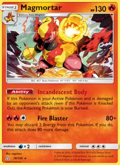 Pokémon-Karte Magmortar 019/156