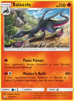 Pokémon-Karte Salazzle 026/156