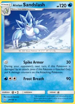 Pokémon-Karte Alolan Sandslash 029/156