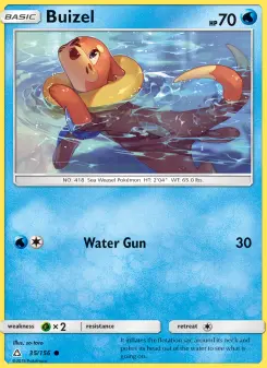 Pokémon-Karte Buizel 035/156
