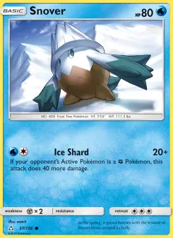 Pokémon-Karte Snover 037/156