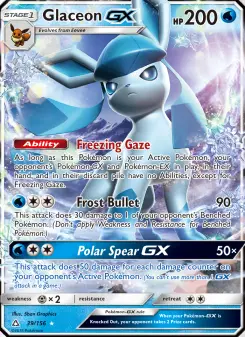 Pokémon-Karte Glaceon GX 039/156