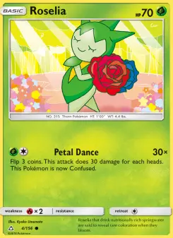 Pokémon-Karte Roselia 004/156